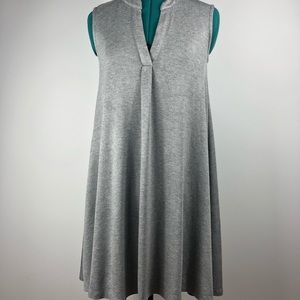 NWOT Adrienne Vittadini Gray Swing Dress